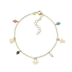 Pulsera plata de ley chapada - 00511610