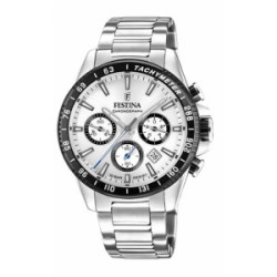 FESTINA CAB.CRONO ACE.ESF.PLATA - F20560/1