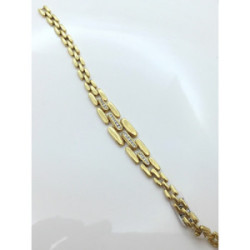 PULSERA ORO CON BRILLANTES