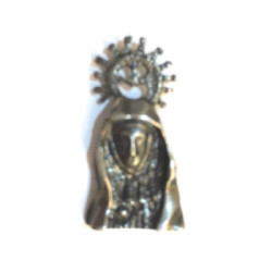 PINS VIRGEN SOLEDAD GRANDE PLATA DE LEY 925 Mls