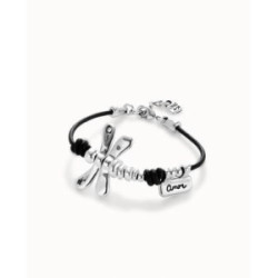 Pulsera Uno de 50 Ser Rebelde - PUL2479MARMTL