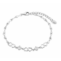 LOTUS SILVER PULSERA SRA.CORAZONES.CIRC - LP3678-2/1