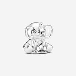 Elephant sterling silver charm - 799088C00